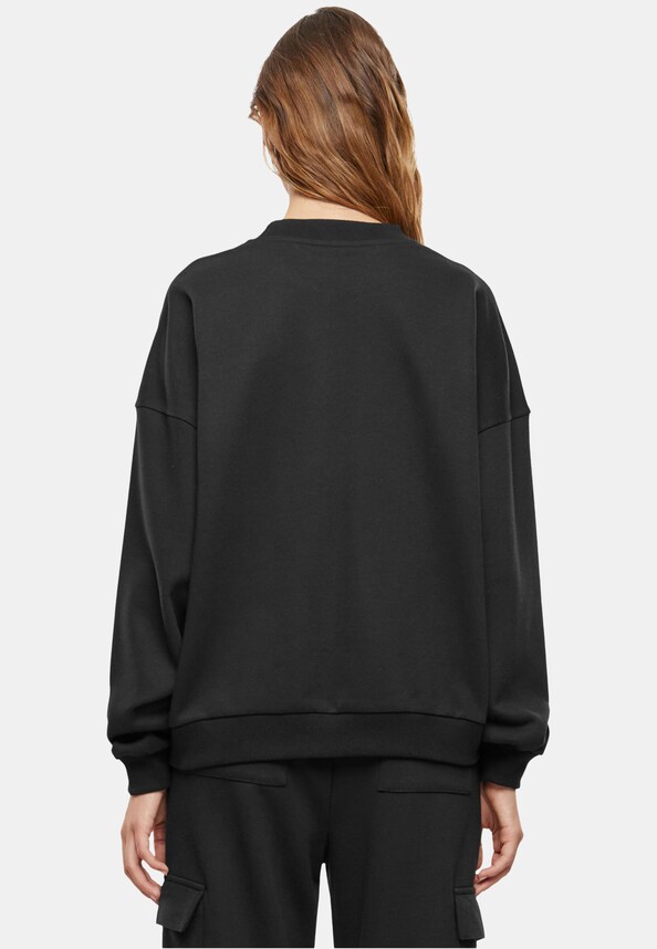 Ladies Oversized Light Terry Crewneck-1