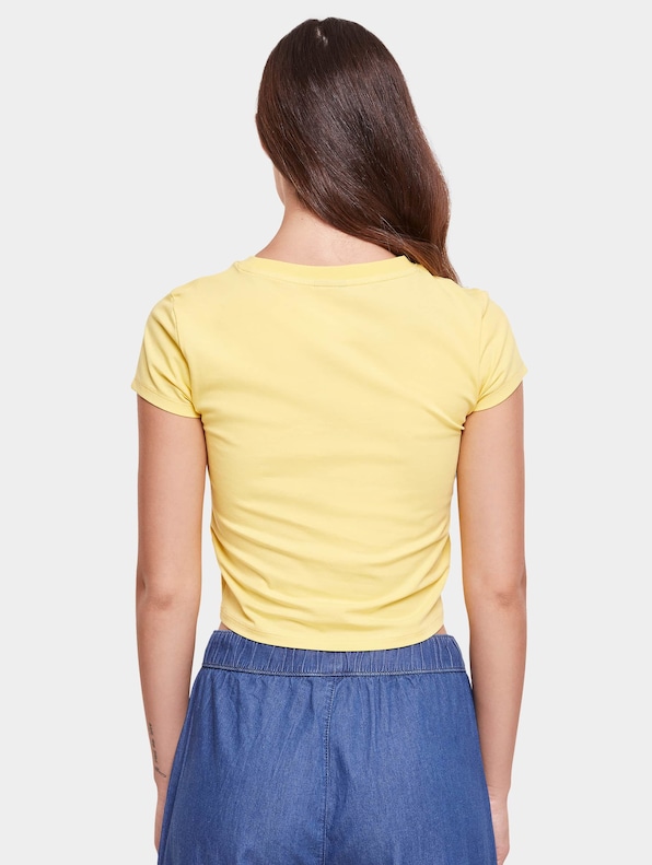 Ladies Stretch Jersey Cropped -1