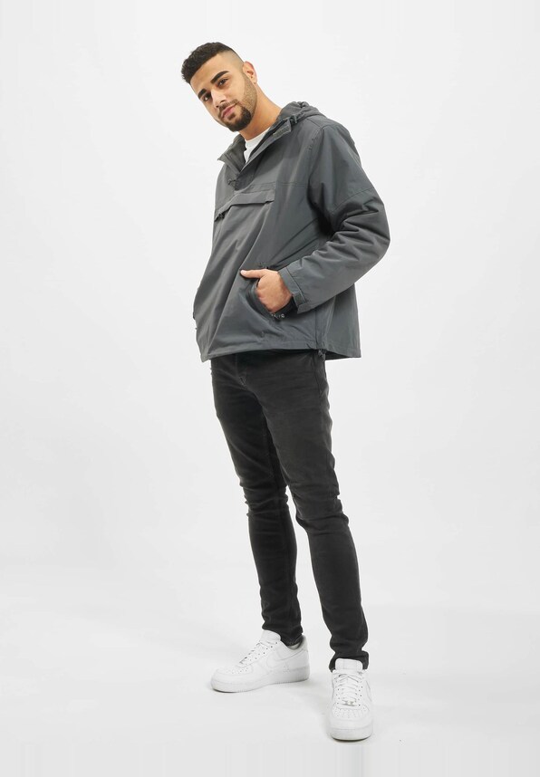 Fleece Pull Over Windbreaker-6