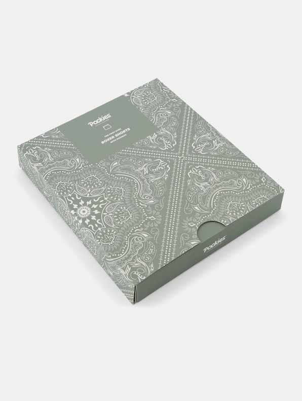 Pocketless Paisley Green-3