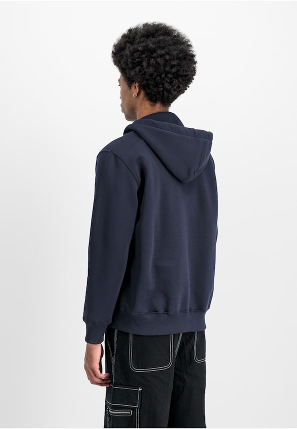 Basic Zip Hoodie Small Logo-3