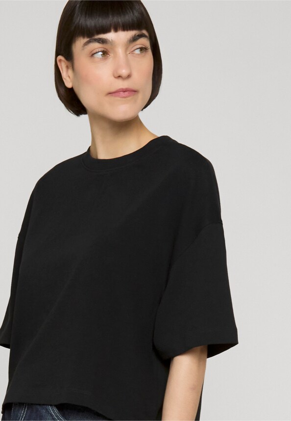 Ladies Oversized Boxy Tee-5