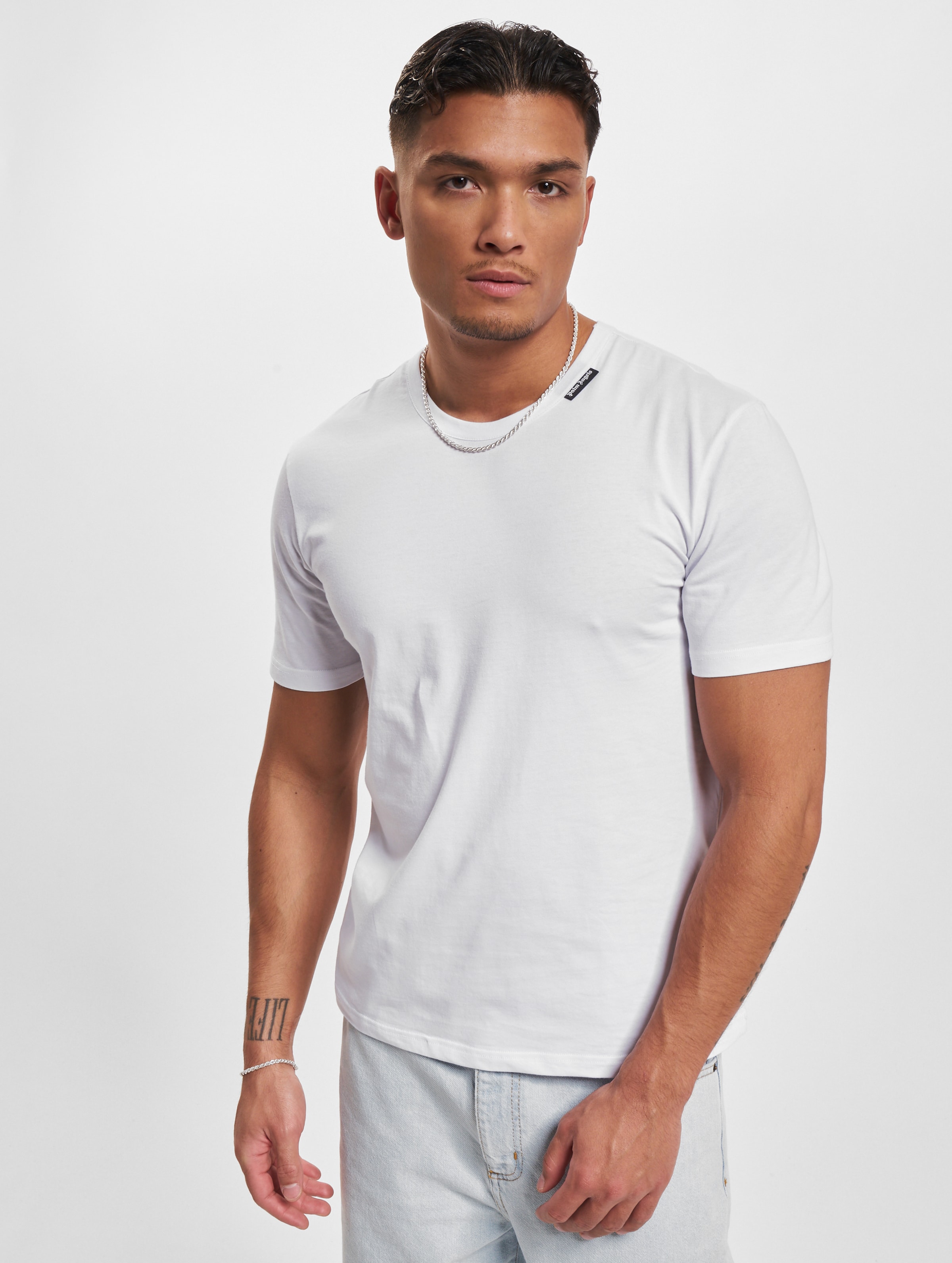 Palm Angels T-Shirt Mannen op kleur wit, Maat XXS