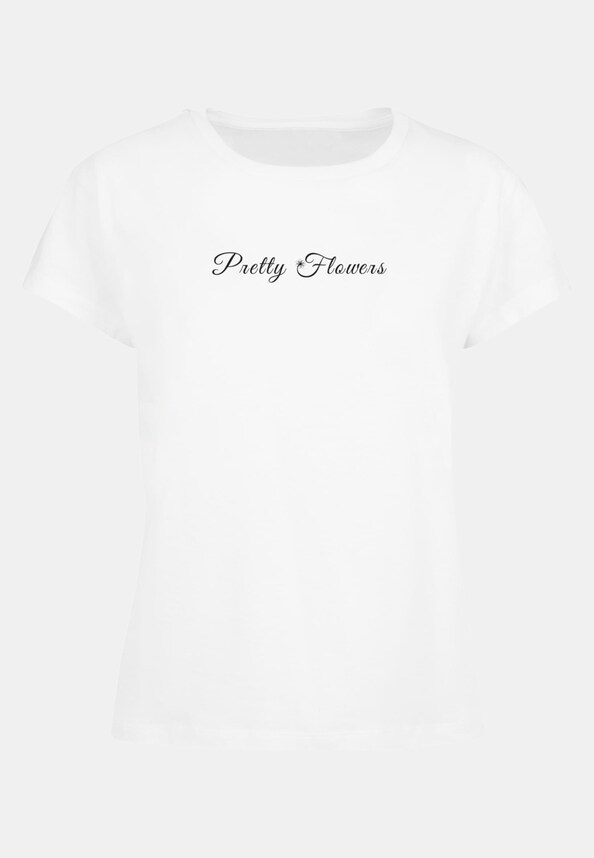 Ladies Pretty Flowers - Box Tee-0