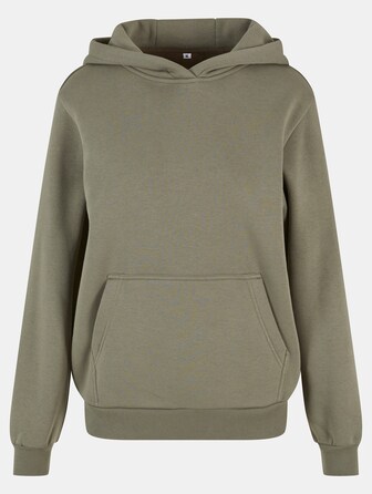 Build Your Brand Ladies Fluffy Hoody