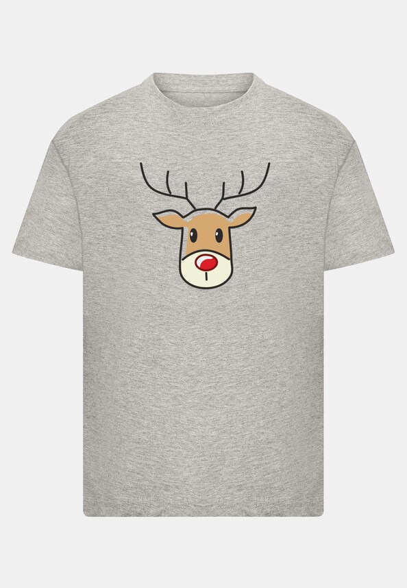Kids Christmas Cute Deer Tee-2