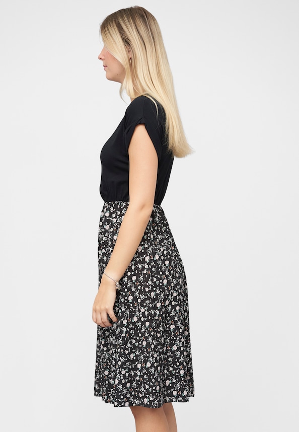 T-Shirt-Dress with flower print-2