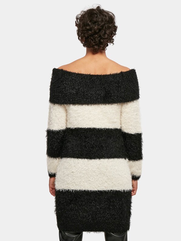 Ladies Off Shoulder Feather-1