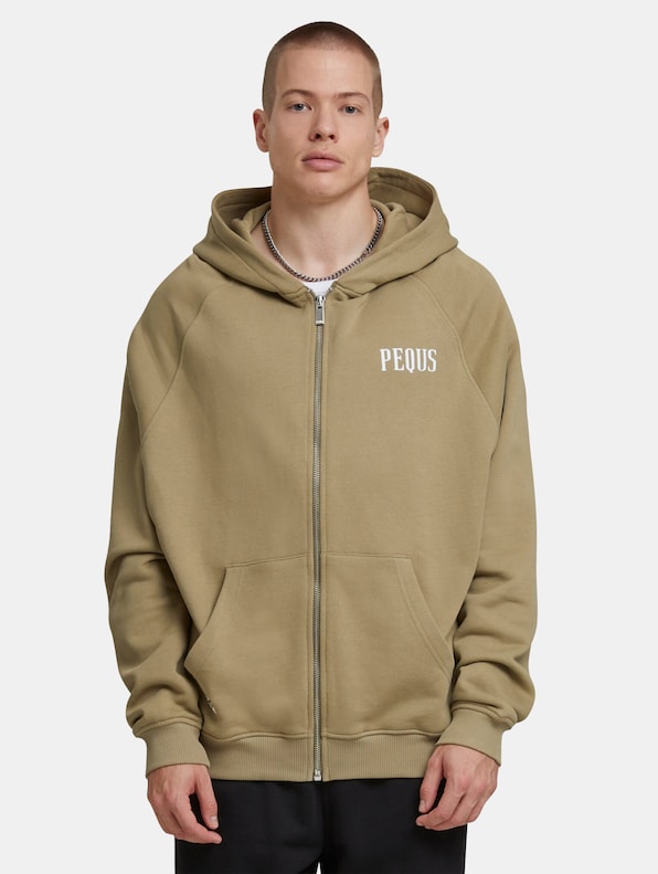 PEQUS Mythic Logo Zip Hoodies-2