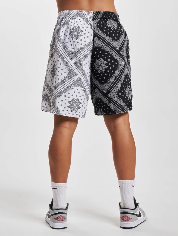 KK Small Signature Paisley Block Resort Shorts-1
