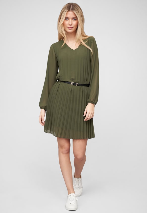 Cloud 5ive Pleated Dress with belt-3