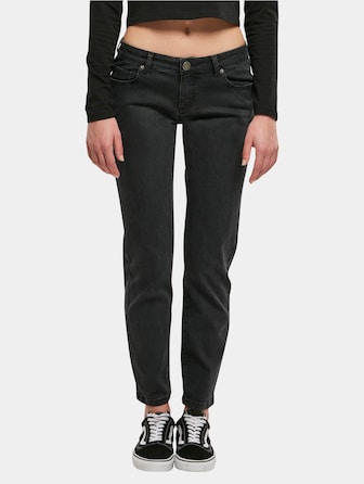 Ladies Low Waist Straight Denim 