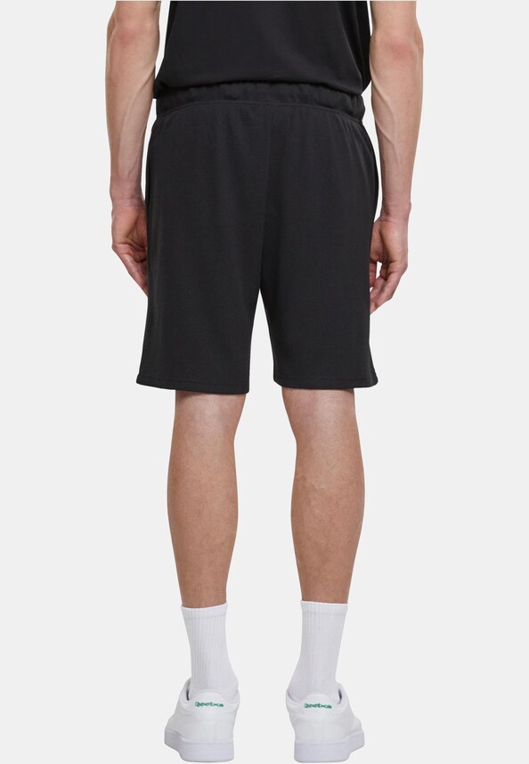 Waffle Sweat Shorts-1