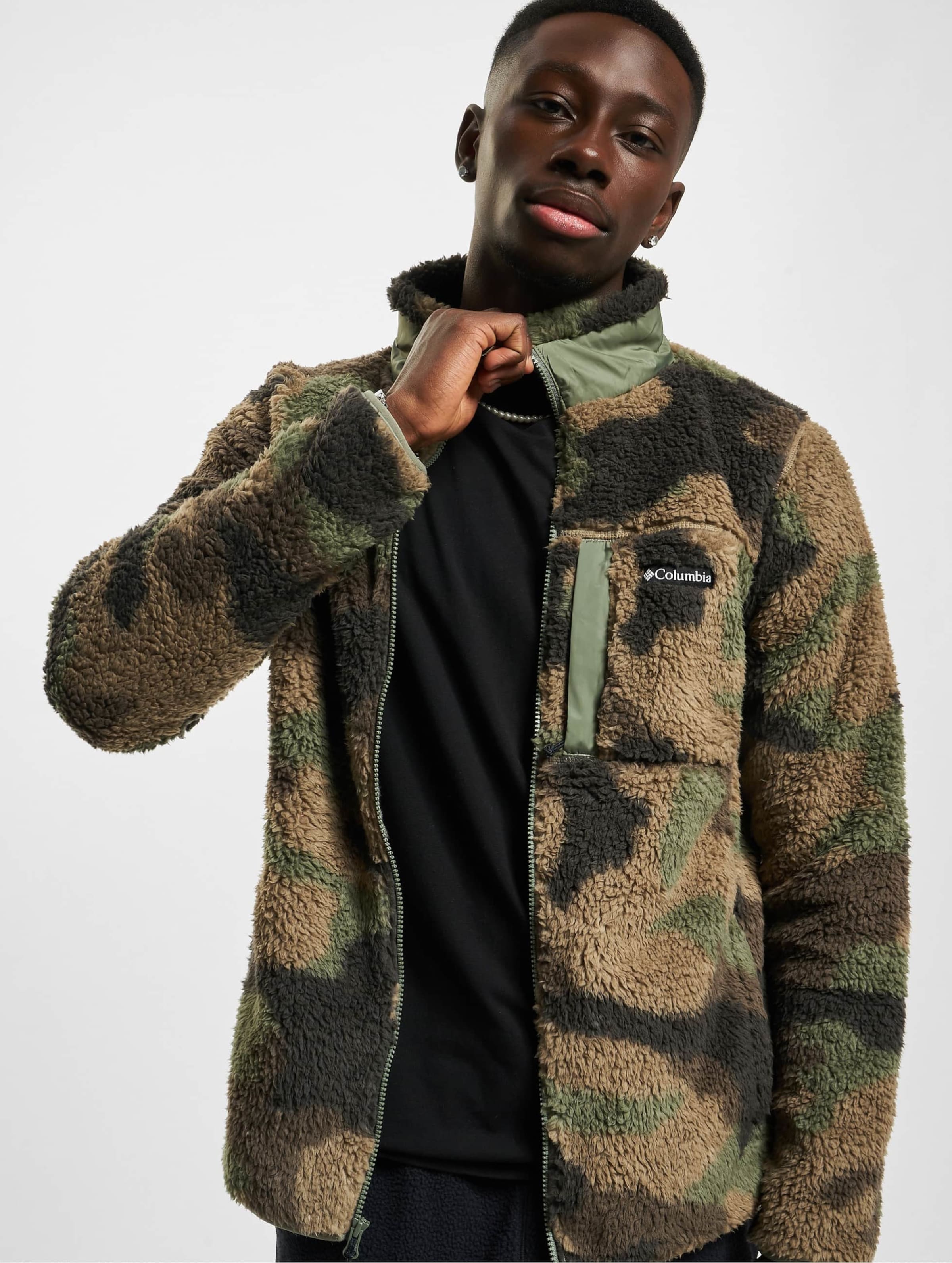 Columbia Winter Pass™ Print Fleece Full Zip Transition Jacket Männer,Unisex op kleur camouflage, Maat XL