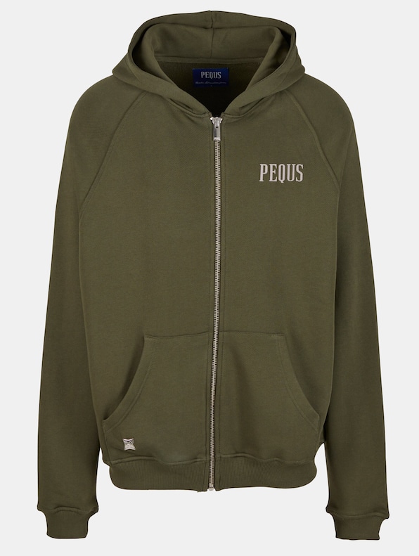 PEQUS Mythic Logo Zip Hoodies-4