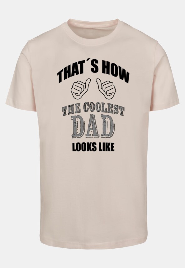 Coolest Dad T-Shirt Round Neck-4