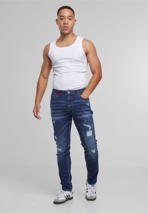 EMILIO RIPPED SLIM FIT JEANS-2