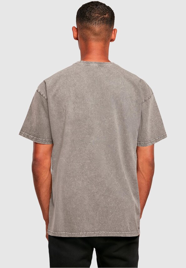 Deadpool - Camo Head Acid Washed Oversize Tee-1