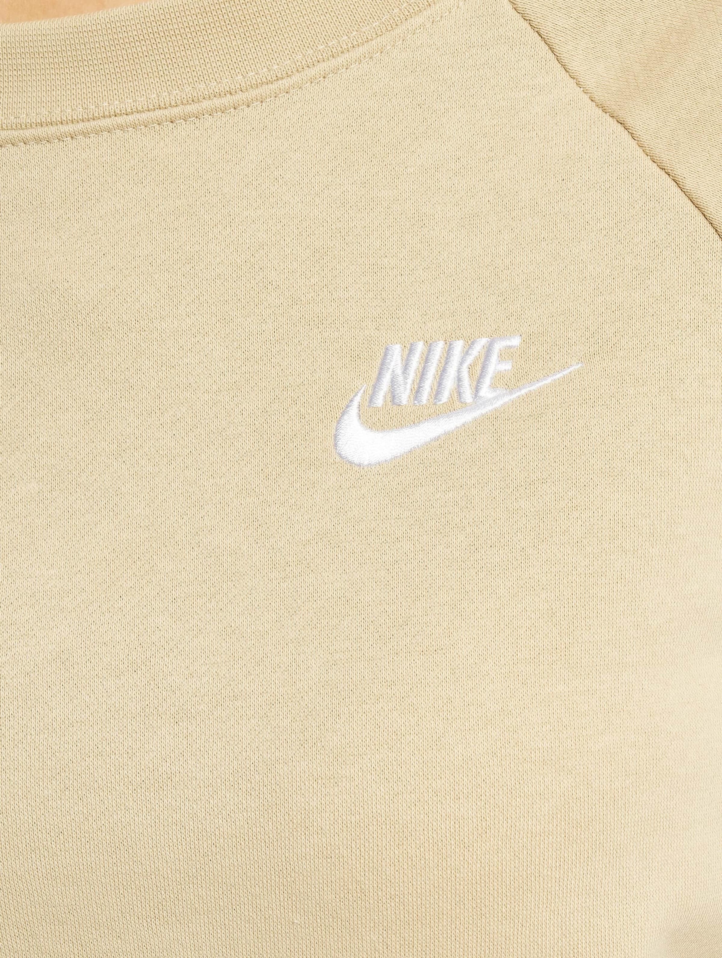 Nike essentials beige crew neck online sweatshirt