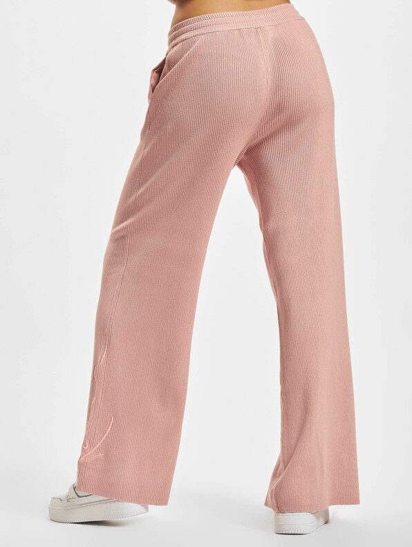 KW221-022-1 Signature Wide Leg Rib Pants-1