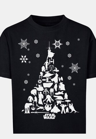 Star Wars Christmas Tree with Kids Basic Tee