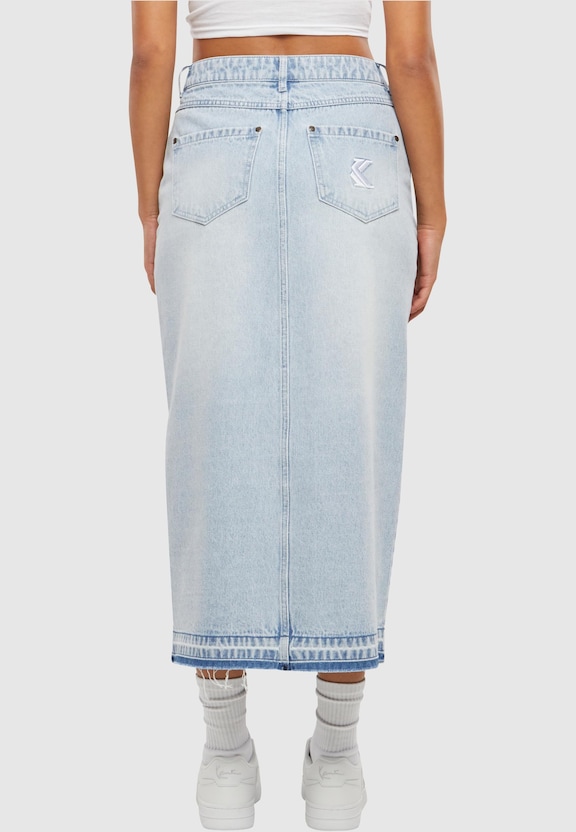 KW242-033-1 Karl Kani OG Long Denim Skirt-1