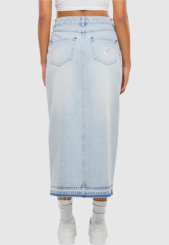 KW242-033-1 Karl Kani OG Long Denim Skirt-1