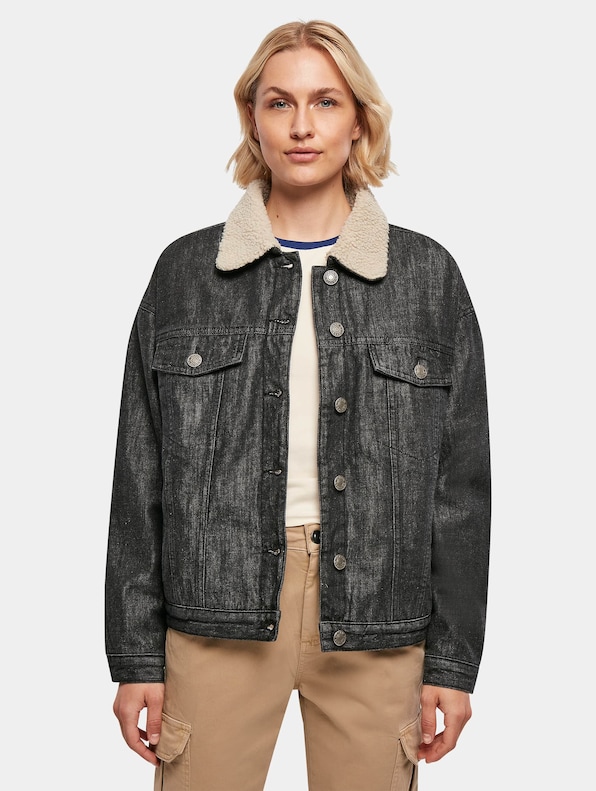Ladies Oversized Sherpa-2