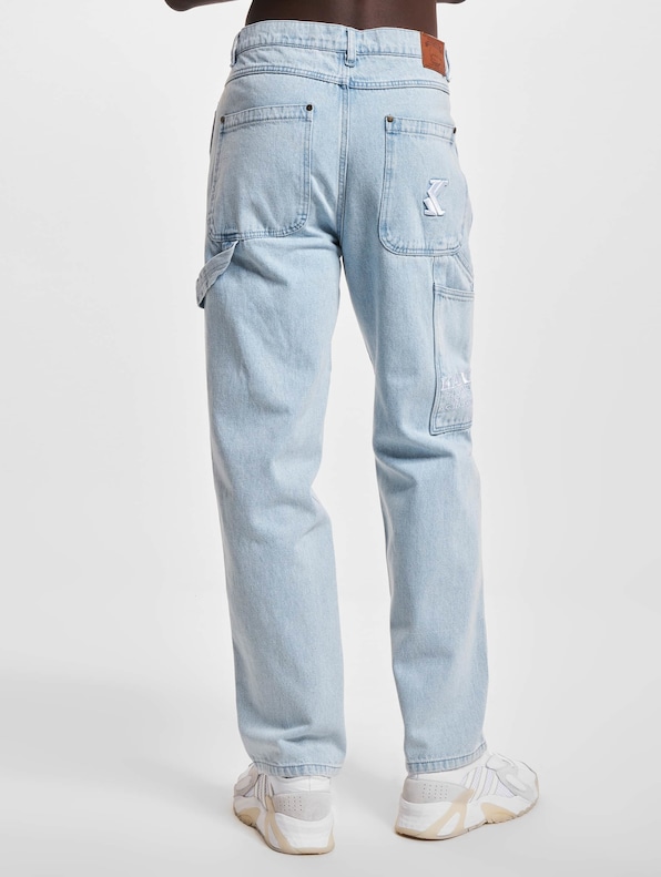 KK Og Baggy Workwear Logo Print Denim-1