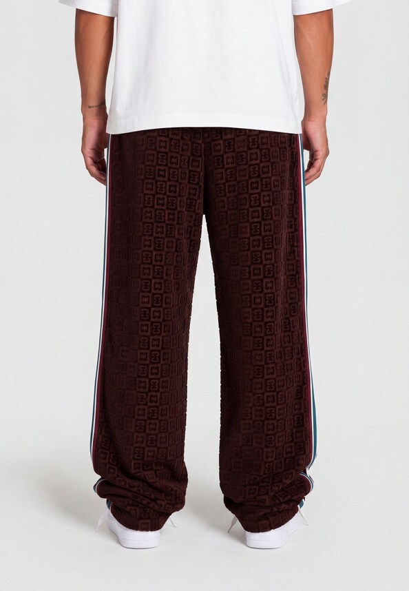 Velours Checkerboard Trackpants-1