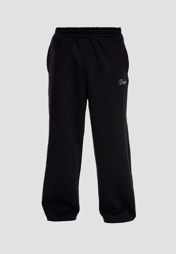 EMBROIDERY BAGGY OPEN LEG JOGGER-2