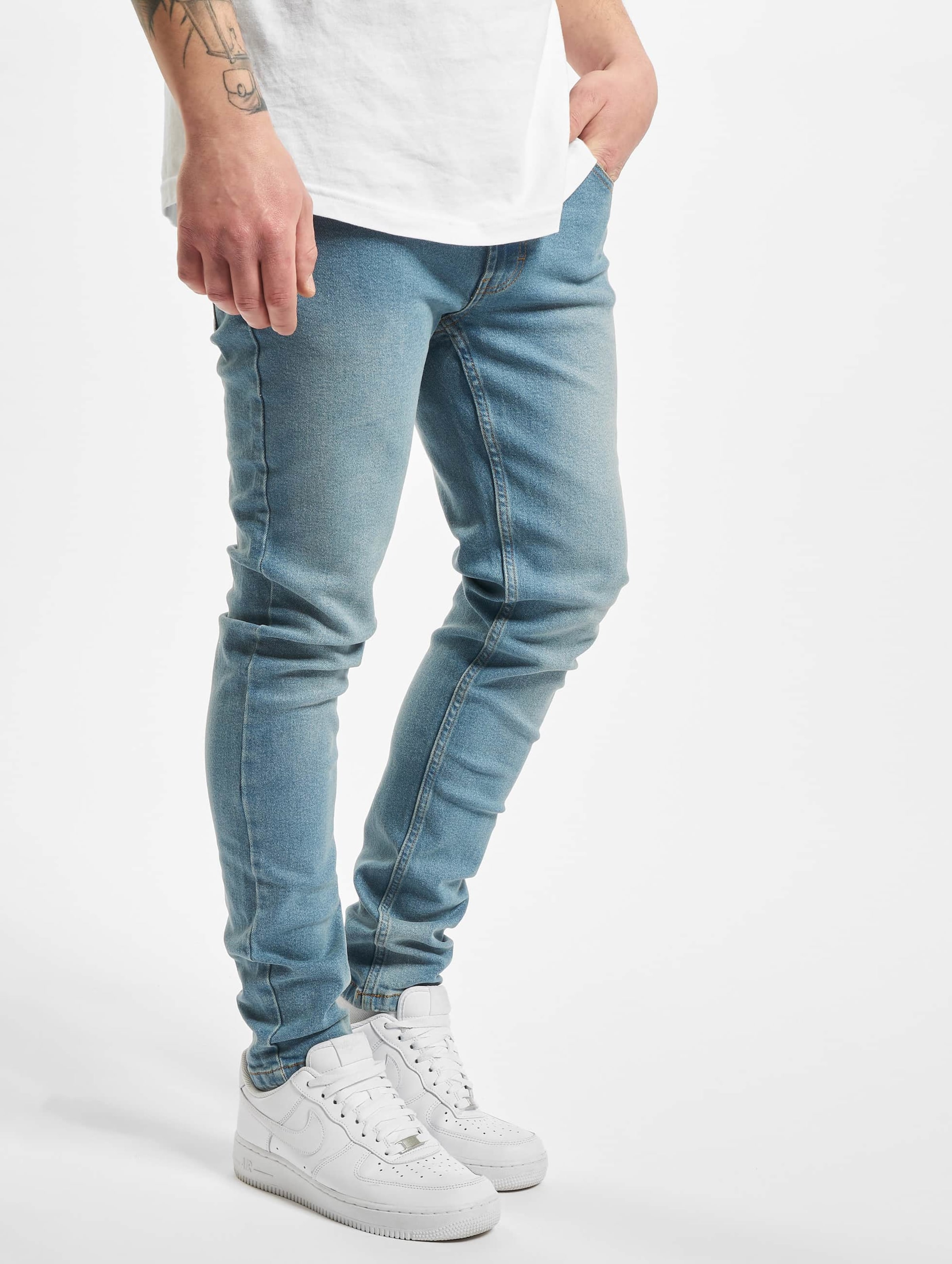 Denim Project Mr. Red Skinny Jeans Mannen op kleur blauw, Maat 3430