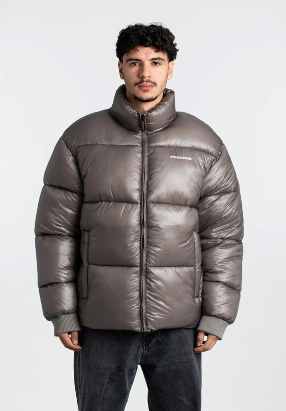 PEGADOR Solin Light Glossy Puffer Jackets-2