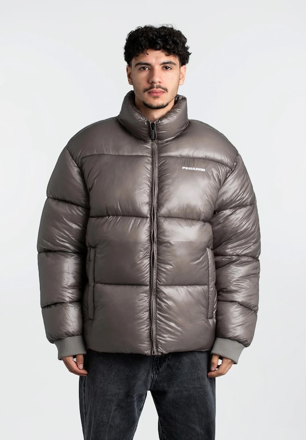PEGADOR Solin Light Glossy Puffer Jackets-2