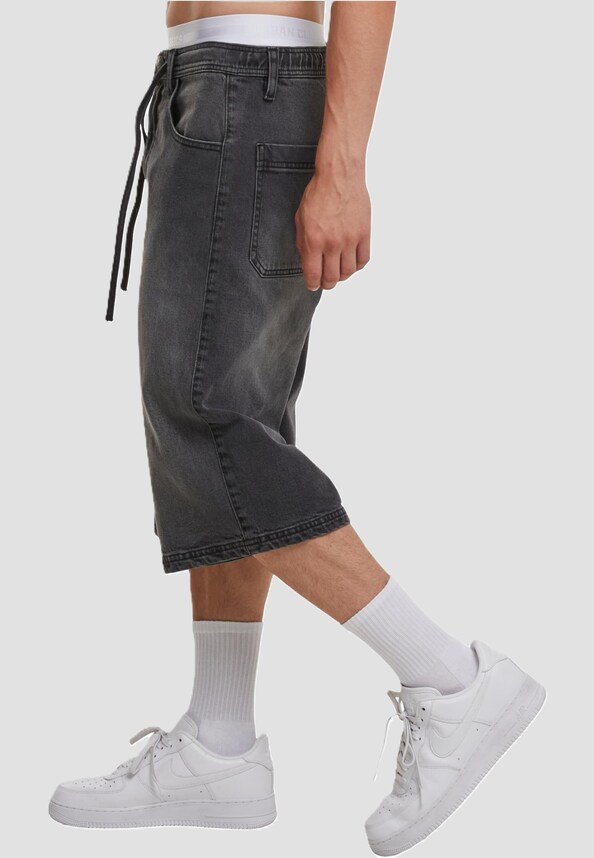 Skater Shorts With Drawcord-2