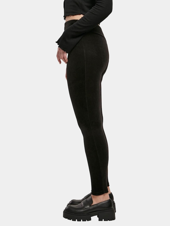 Ladies High Waist Rib Velvet-2