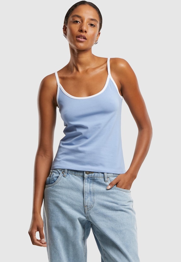 Ladies Contrast Basic-1