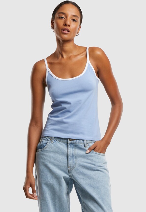 Ladies Contrast Basic-1