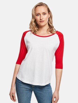 Ladies 3/4 Contrast Raglan Tee