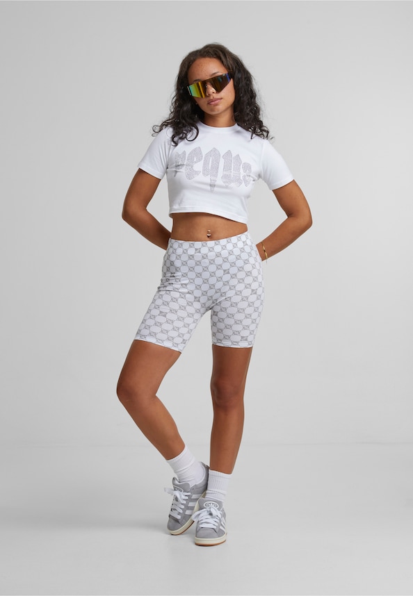 PEQUS Aether Monogram Biker Shorts-4