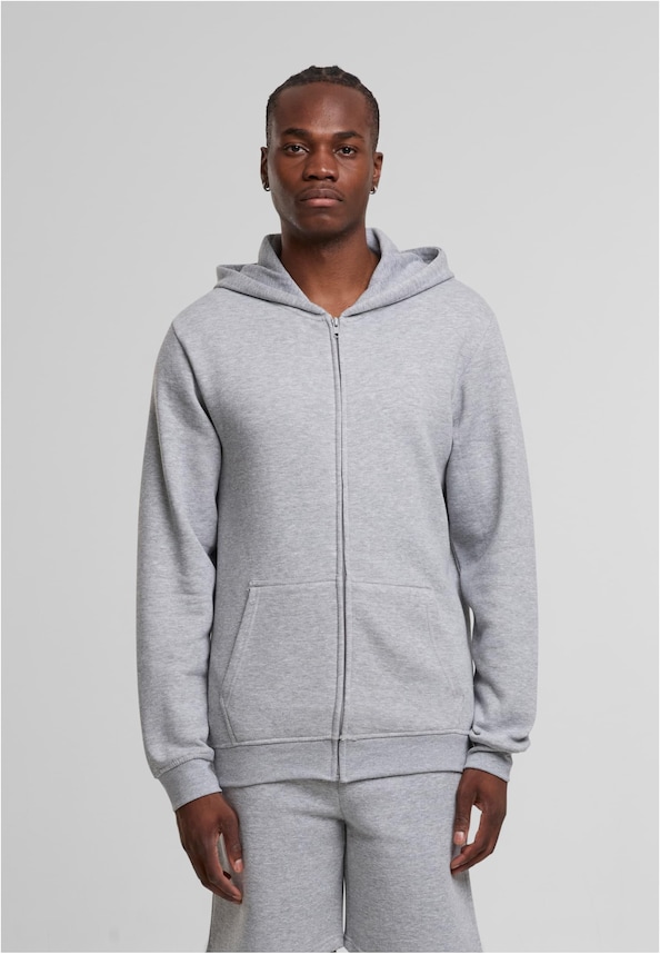 Basic Essential Zip Hoody-2