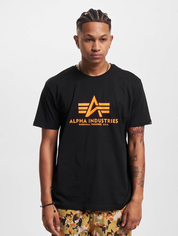 Alpha Industries Neon Print T-Shirt-1