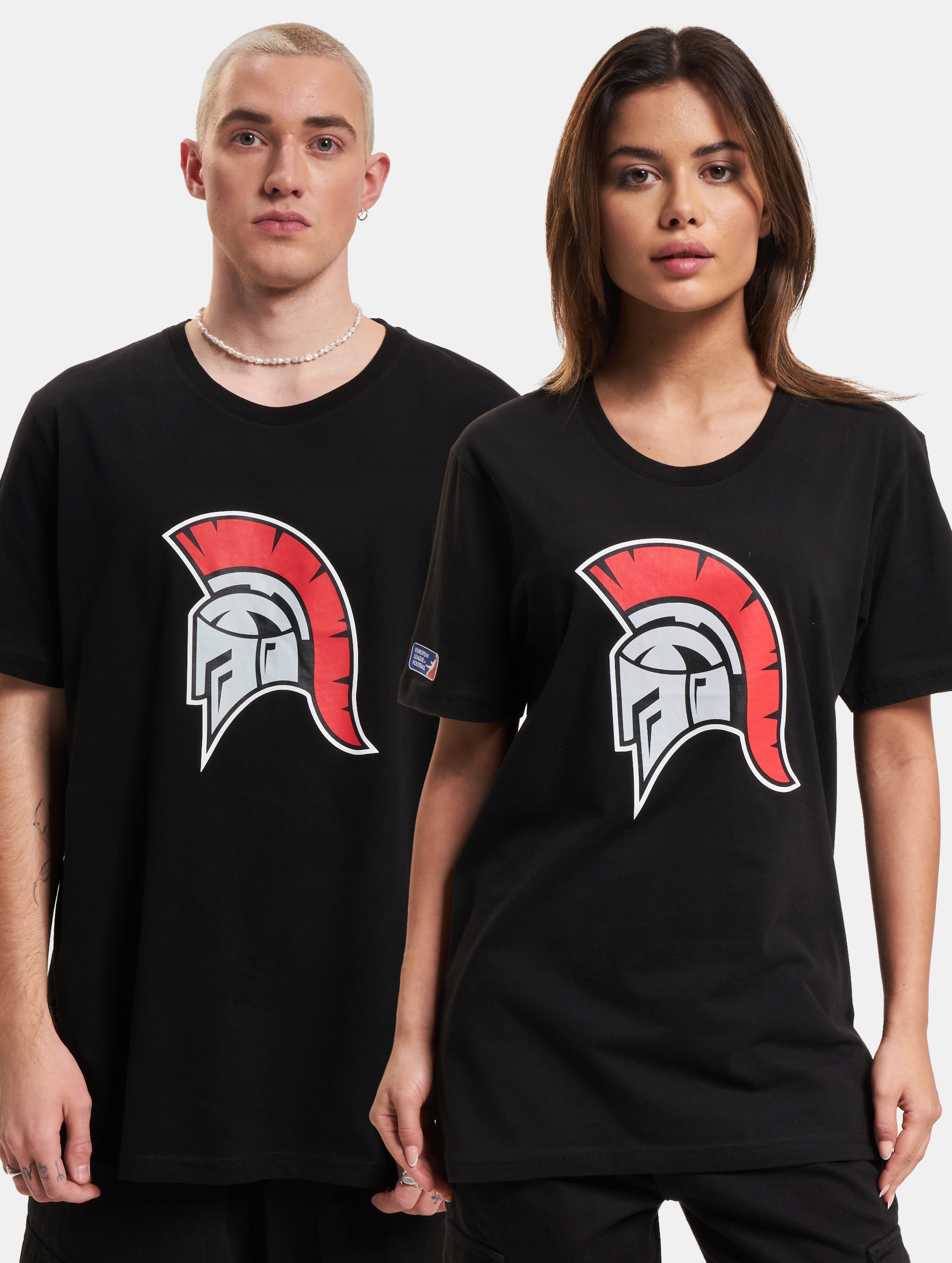 European League Of Football Cologne Centurions Iconic T-Shirt Vrouwen op kleur zwart, Maat XL