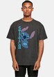 Lilo And Stitch - Posing Acid Washed Oversized-0