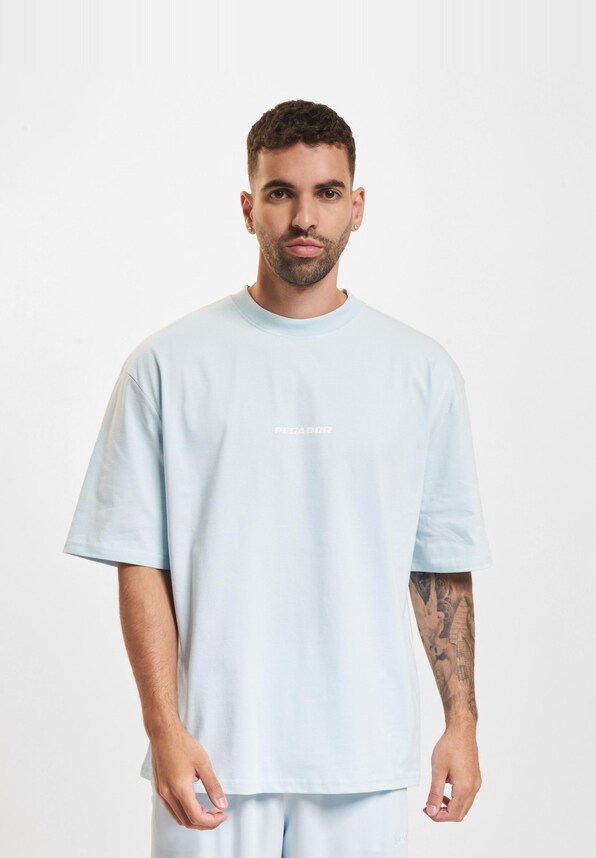 PEGADOR Colne Logo Oversized T-Shirts-2