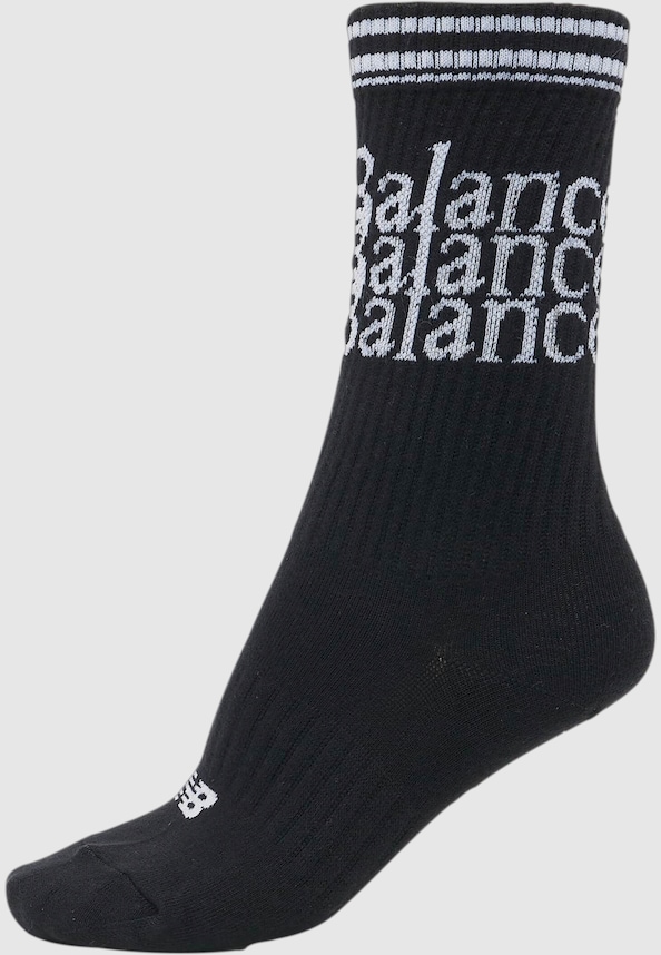 New Balance Essentials Celebrate Legacy Crew Socks 2 Pairs-1