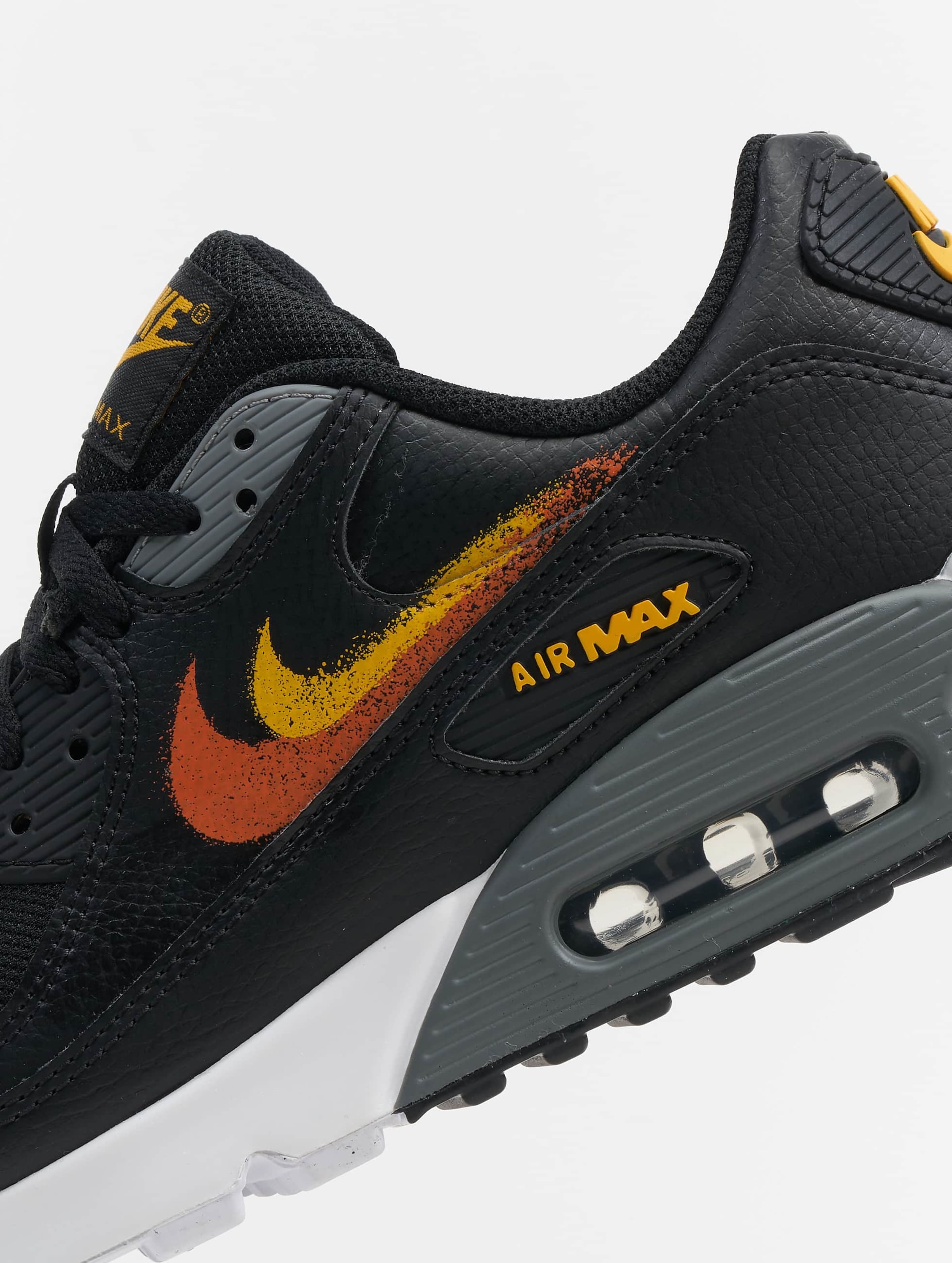 Air max 90 jaune et sales noir