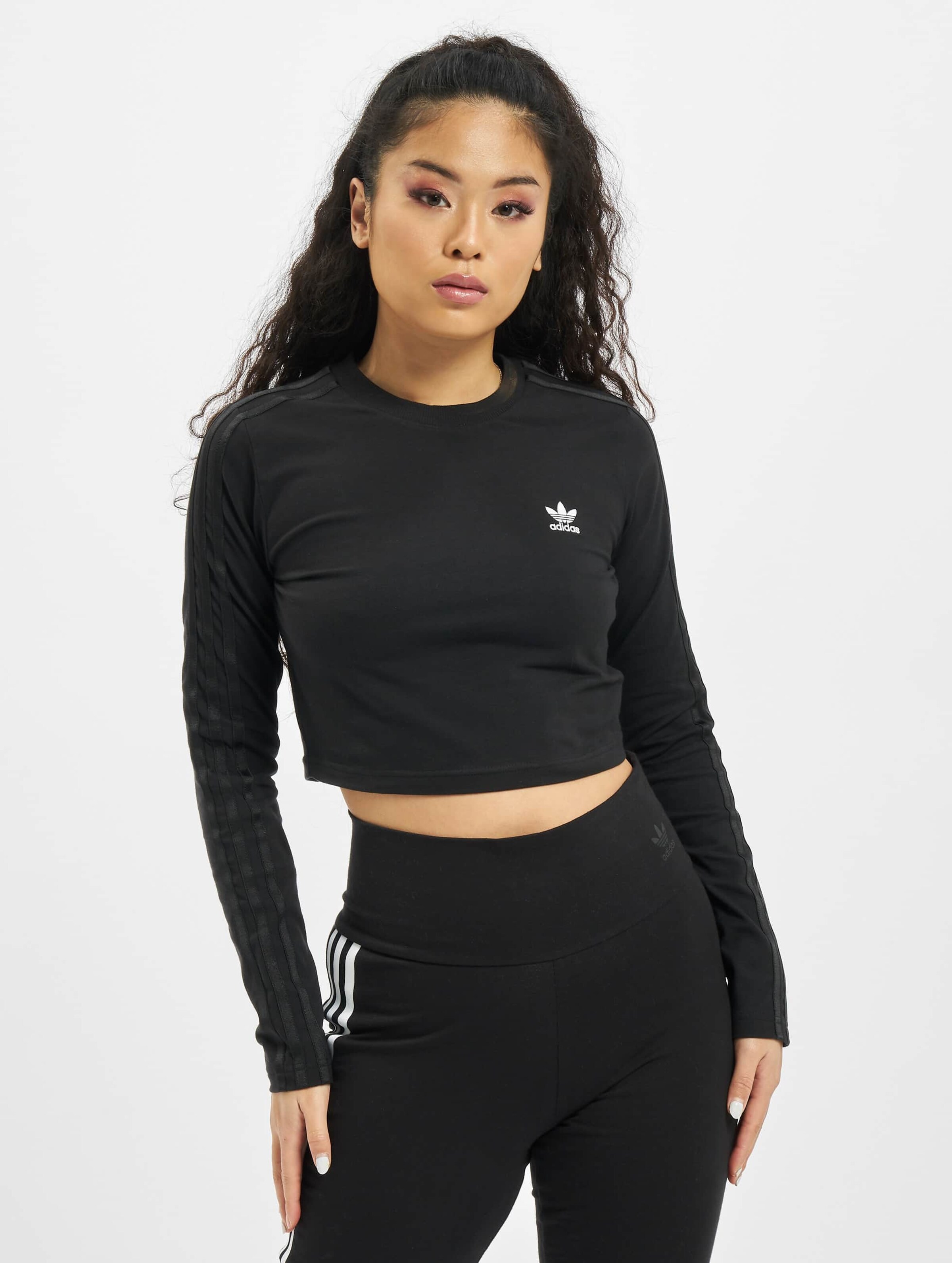 Adidas long clearance sleeve crop