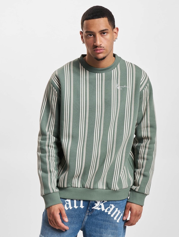 Small Signature Striped Crew-2