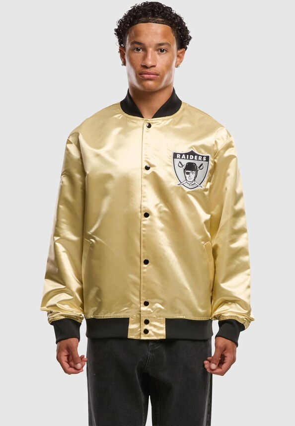 Mitchell & Ness NFL Fashion Lw Satin - Oakland Raiders Collegejacke-2